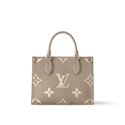 LOUIS VUITTON Empreinte On The Go PM ( Beige )