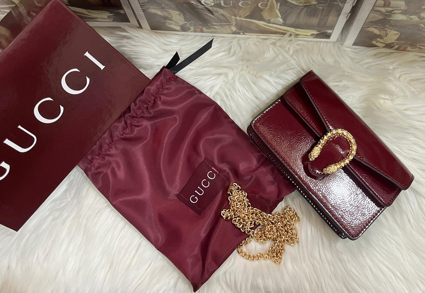 Gucci Mini Dionysus Bag (Mahroon)