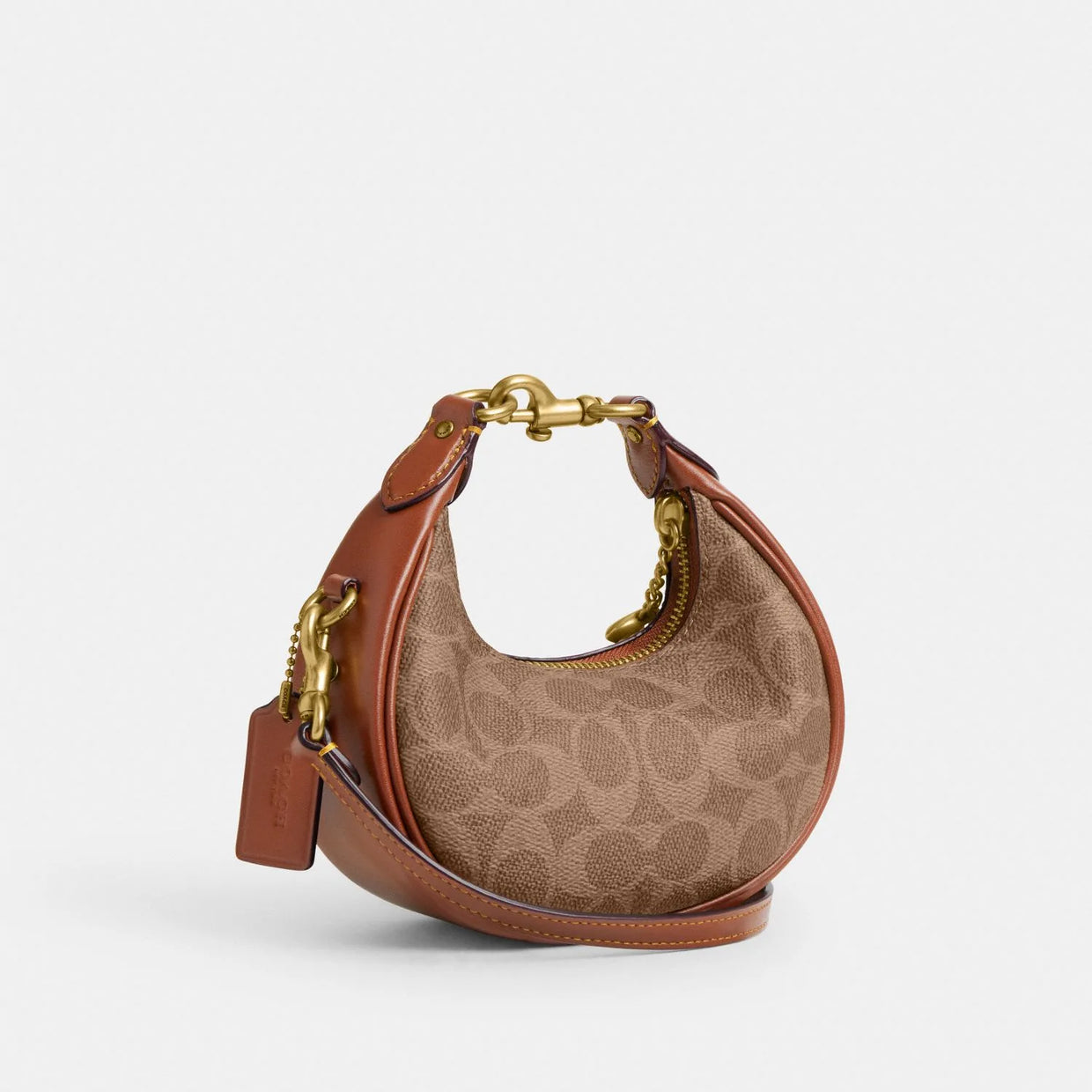 Coach Jonie Bag in Signature Canvas (Tan Caramel)
