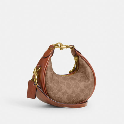 Coach Jonie Bag in Signature Canvas (Tan Caramel)