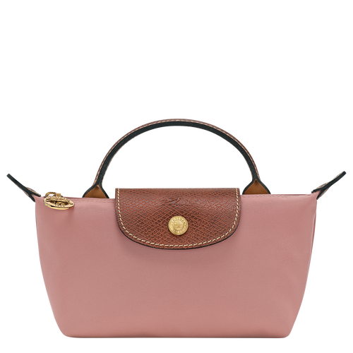 Longchamp Le Pliage Pouch with Handle (Powder Pink)