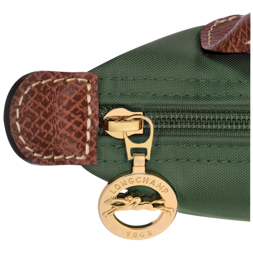 Longchamp Le Pliage Pouch with Handle (Forest Green)