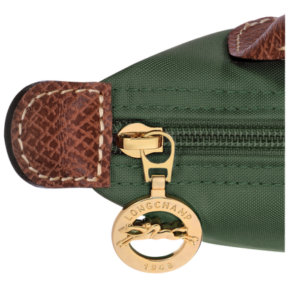 Longchamp Le Pliage Pouch with Handle (Forest Green)