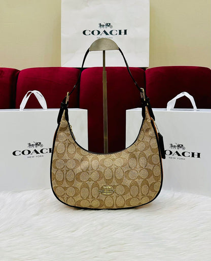 COACH Bailey Hobo Shoulder Bag Canvas Design