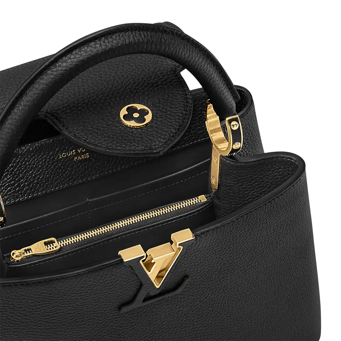 Louis Vuitton Capucines BB Hand Bag (Black)