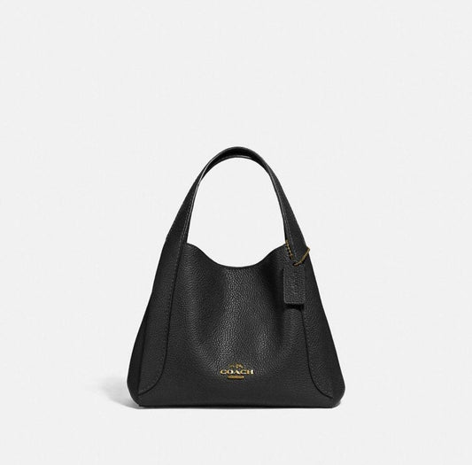 Coach Hadley Hobo 21 Hand Bag (Black)