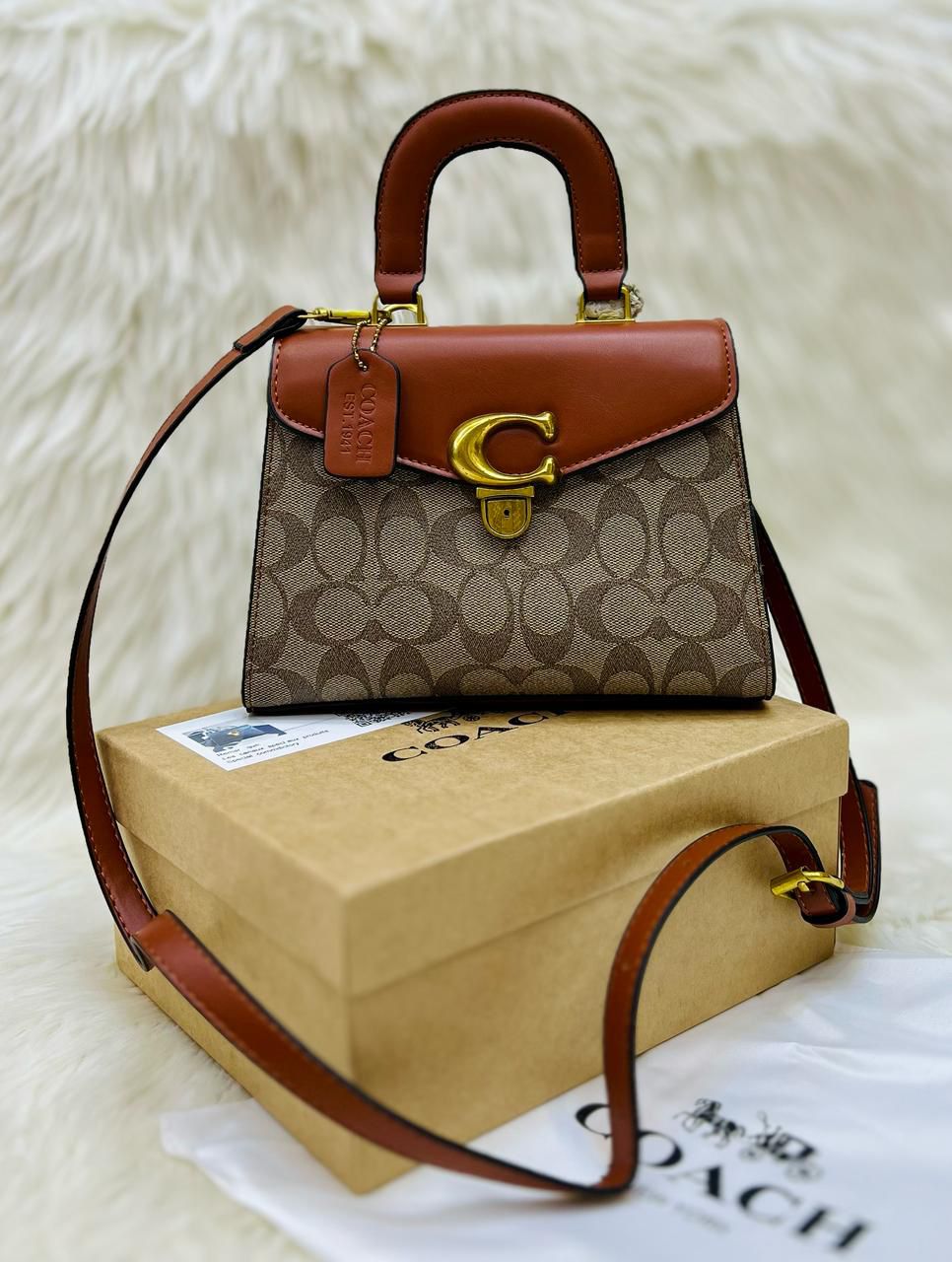 Coach Sammy 21 Top Handle Bag