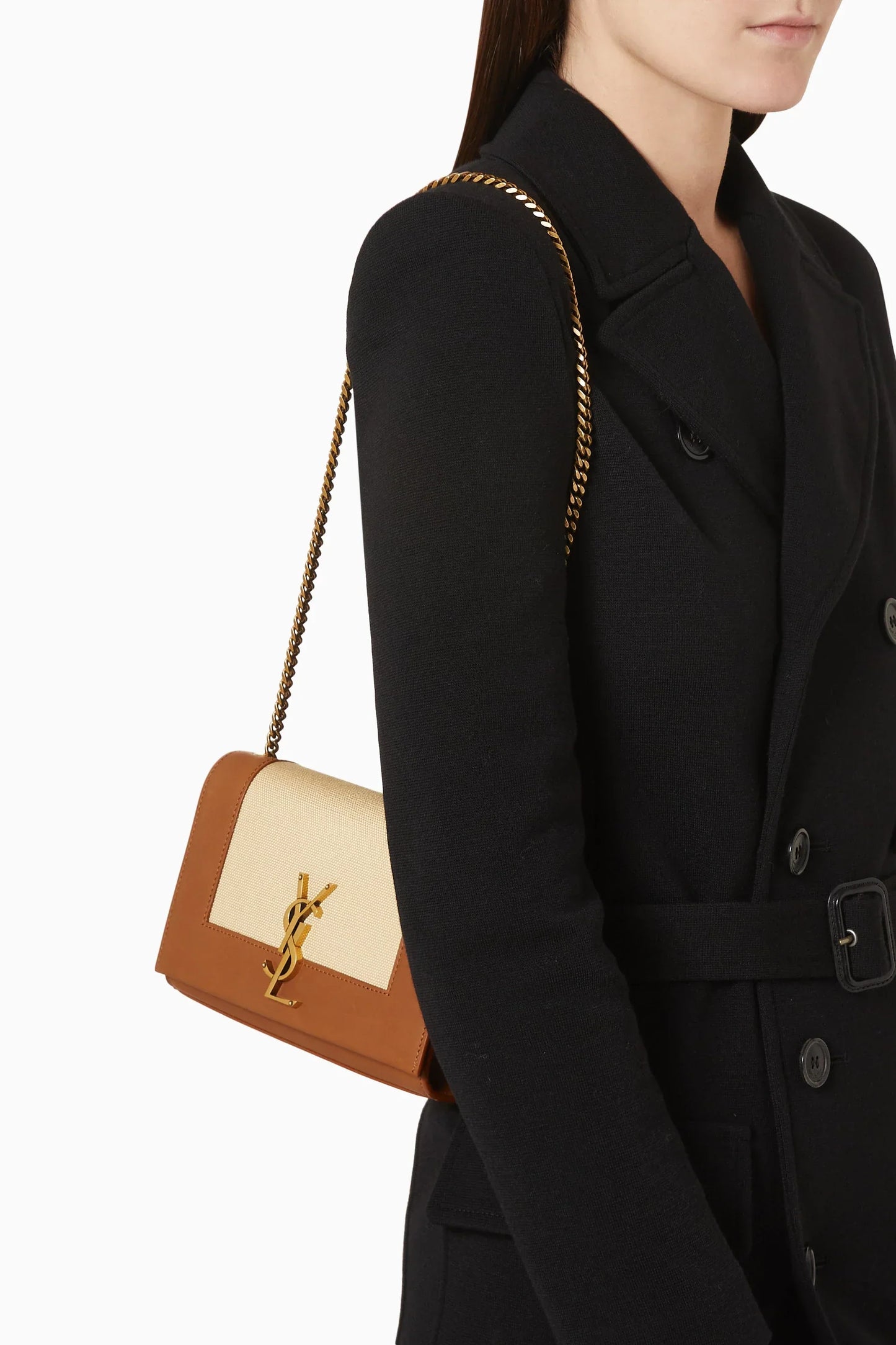 YSL Kate Crossbody Bag in Brown