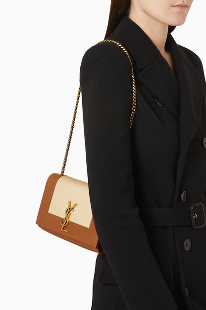 YSL Kate Crossbody Bag in Brown