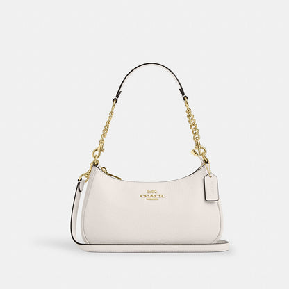 Coach Teri Shoulder Bag Plain White