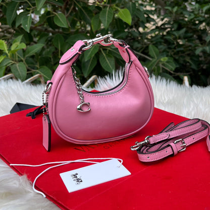 Coach Jonie Bag in Signature Canvas (Pink)