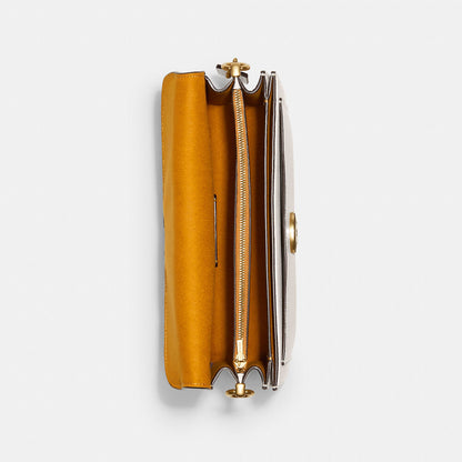 COACH Tabby 26 Bag White Leather