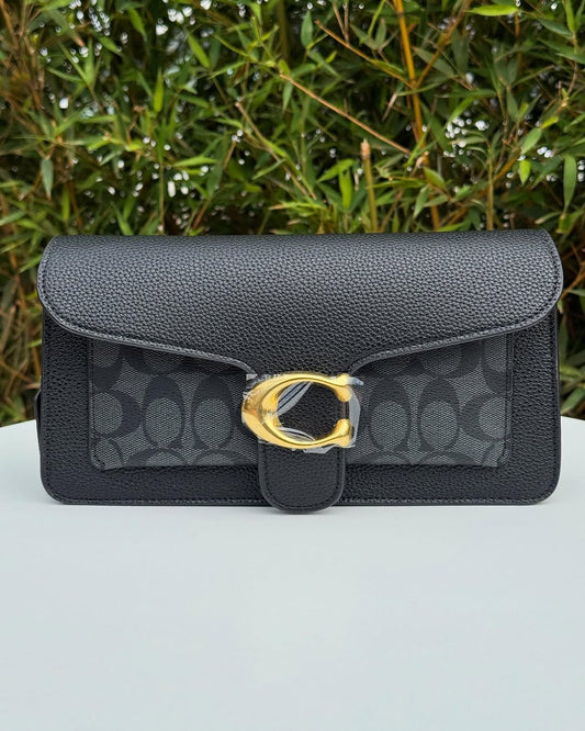 COACH Tabby 26 Black Canvas Design