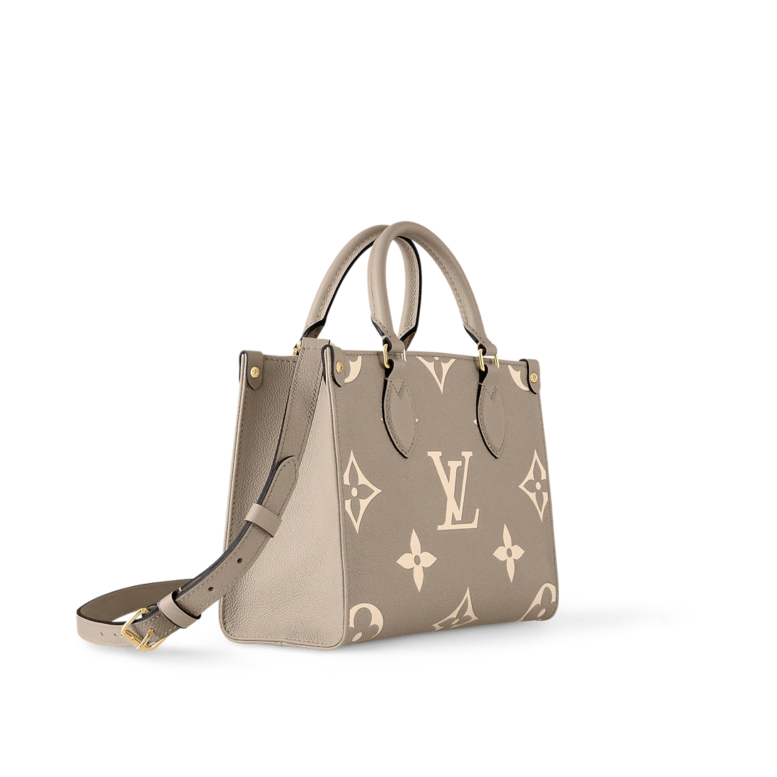 LOUIS VUITTON Empreinte On The Go PM ( Beige )