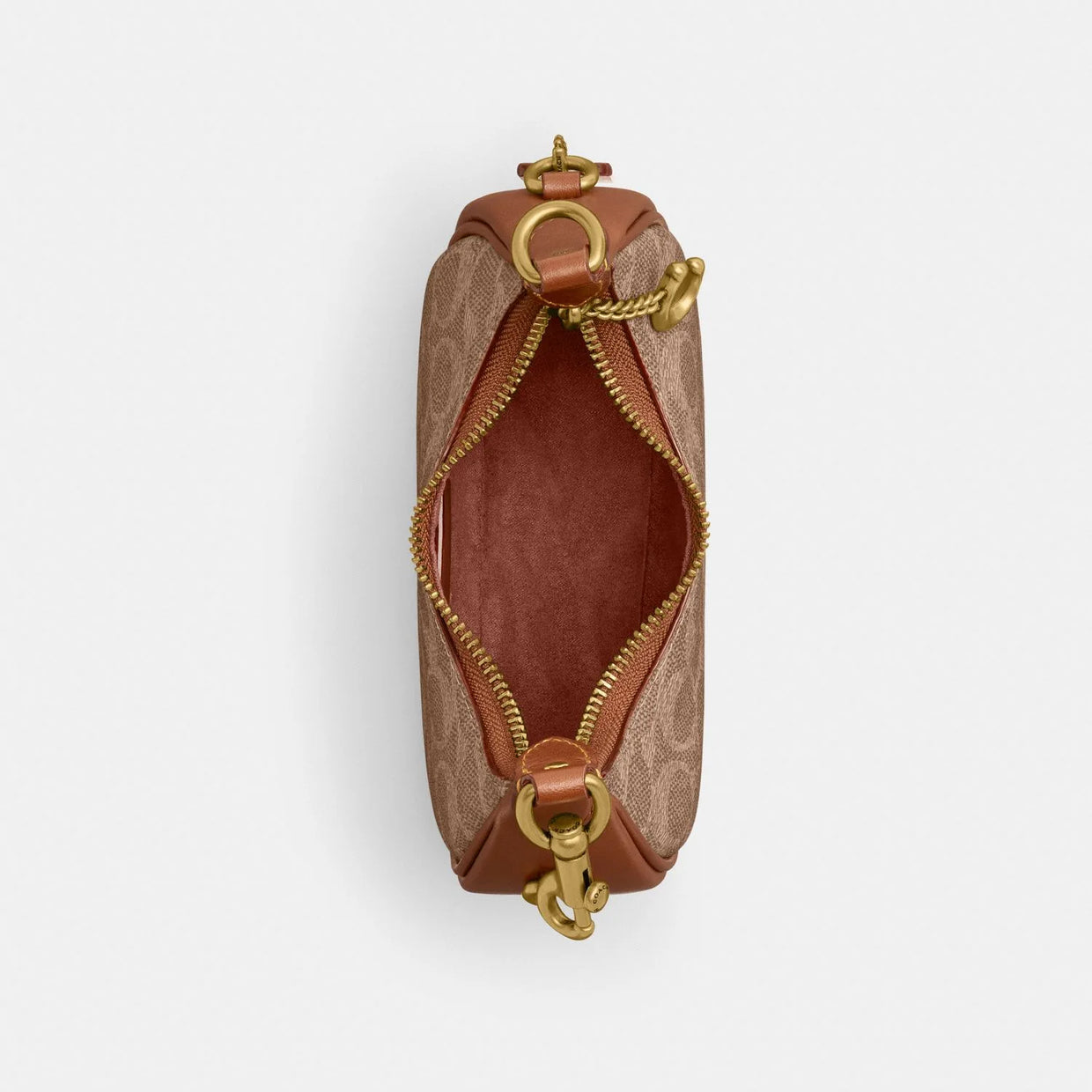 Coach Jonie Bag in Signature Canvas (Tan Caramel)