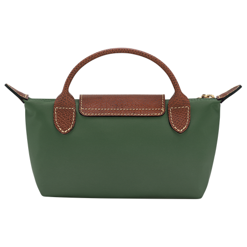 Longchamp Le Pliage Pouch with Handle (Forest Green)