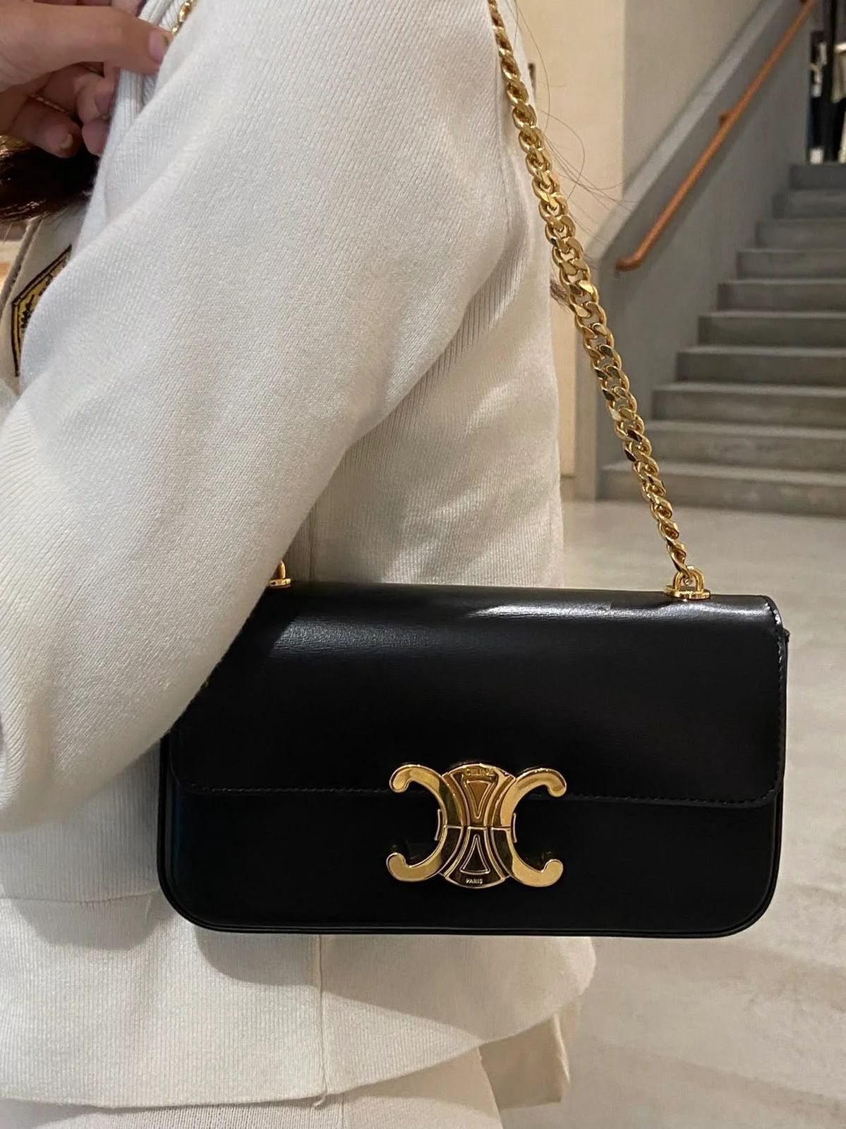CELINE Triomphe Shoulder Bag