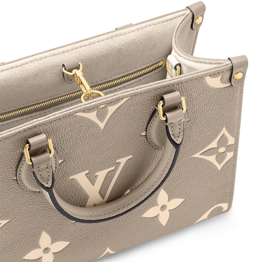 LOUIS VUITTON Empreinte On The Go PM ( Beige )