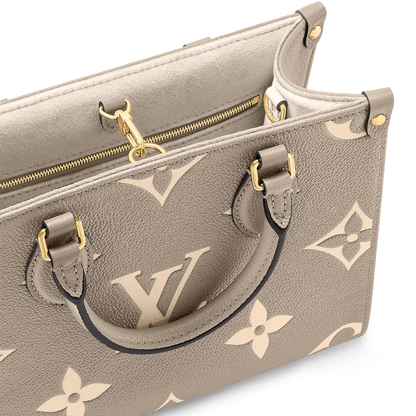 LOUIS VUITTON Empreinte On The Go PM ( Beige )