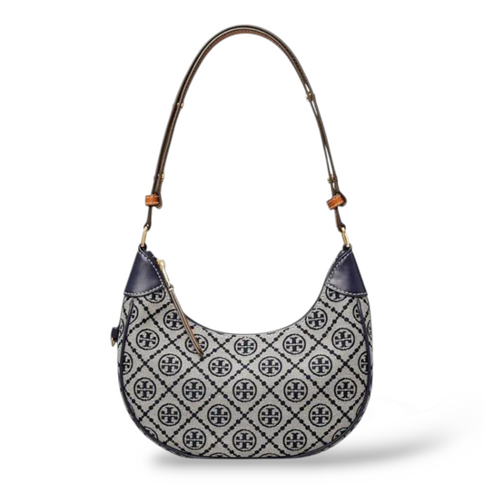 Tory Burch T Monogram Crescent Bag