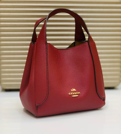 Coach Hadley Hobo 21 Hand Bag (Mahroon)