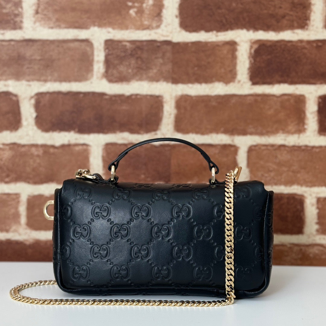 Gucci GG Milano small top handle bag (Black)
