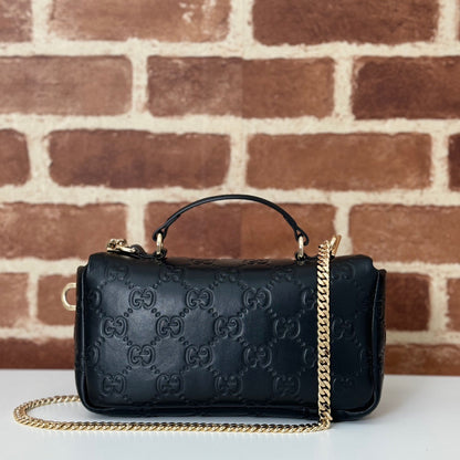 Gucci GG Milano small top handle bag (Black)