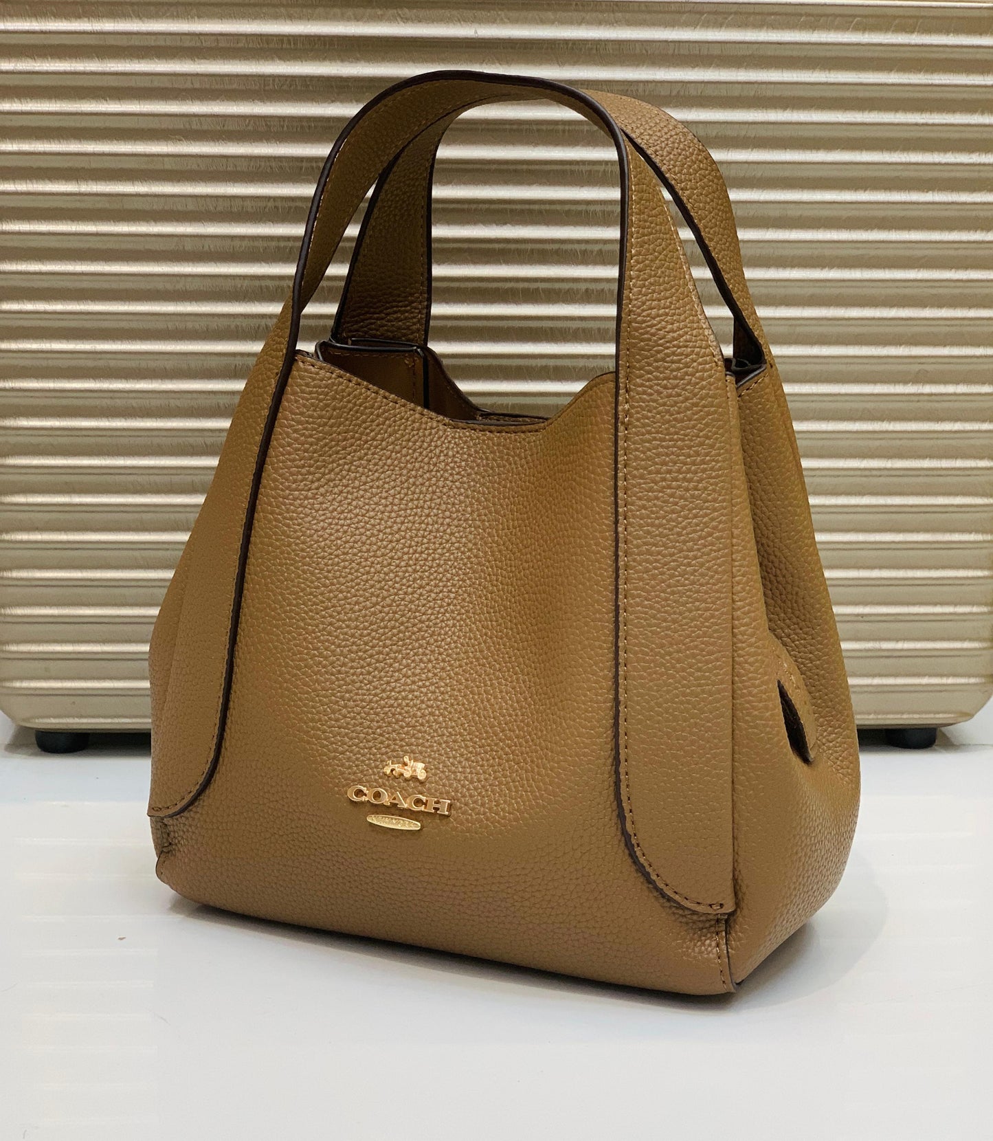 Coach Hadley Hobo 21 Hand Bag (Brown)
