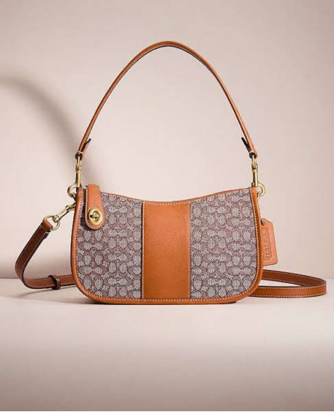 Coach Swinger In Signature Jacquard