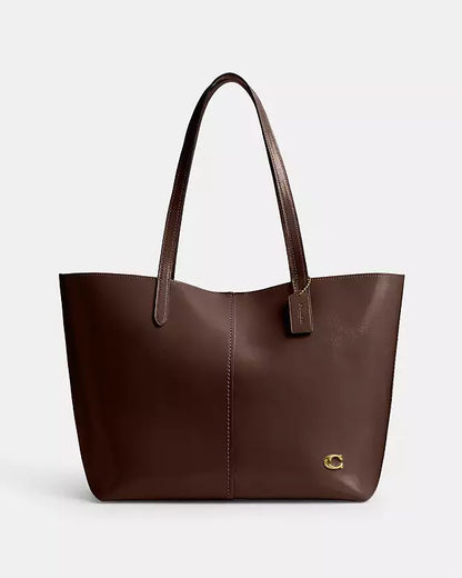 COACH North 32 Tote Bag (Mehroon)