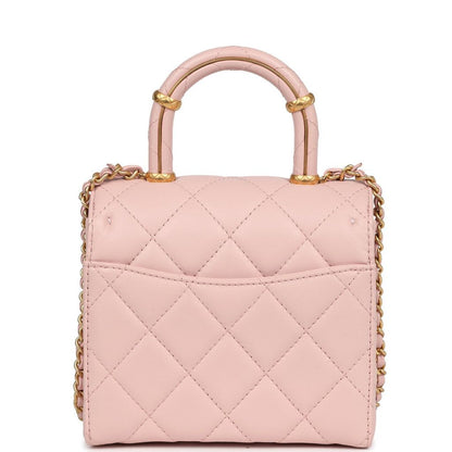 CHANEL Mini Square Top Handle Flap