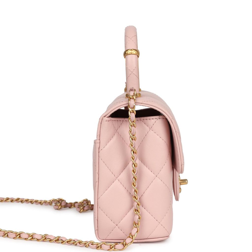 CHANEL Mini Square Top Handle Flap