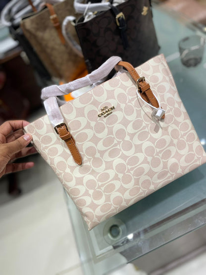 Coach Mollie Tote Bag 25 In Signature Canvas