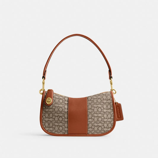 Coach Swinger In Signature Jacquard