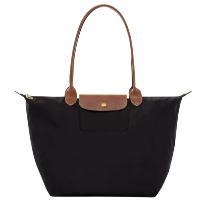 Longchamp Le Pliage L Tote Bag (Black)