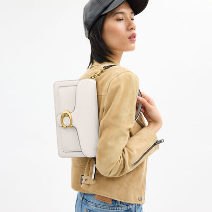 COACH Tabby 26 Bag White Leather