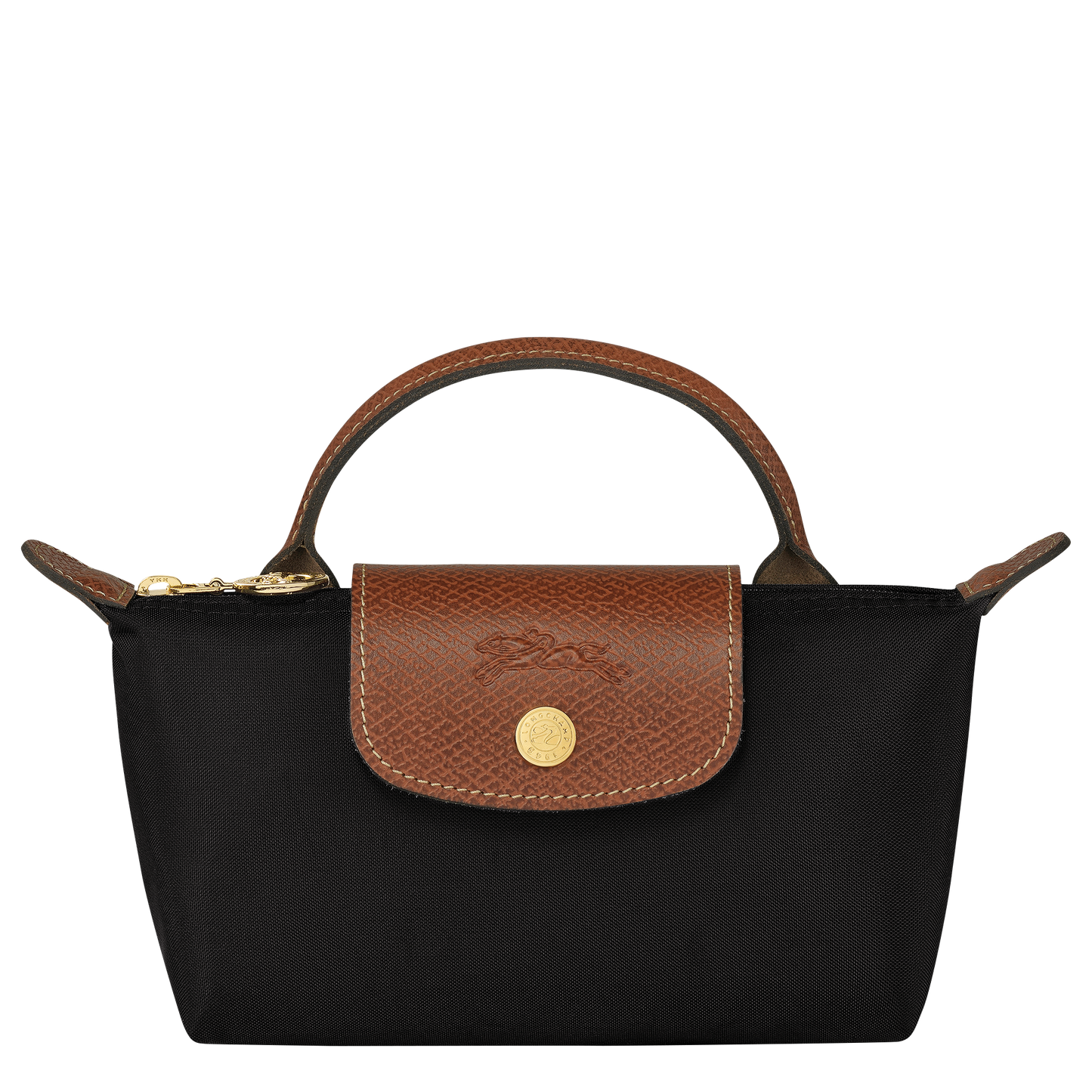 Longchamp Le Pliage Pouch with Handle (Black)