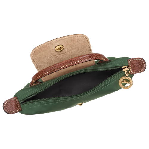 Longchamp Le Pliage Pouch with Handle (Forest Green)