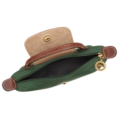 Longchamp Le Pliage Pouch with Handle (Forest Green)