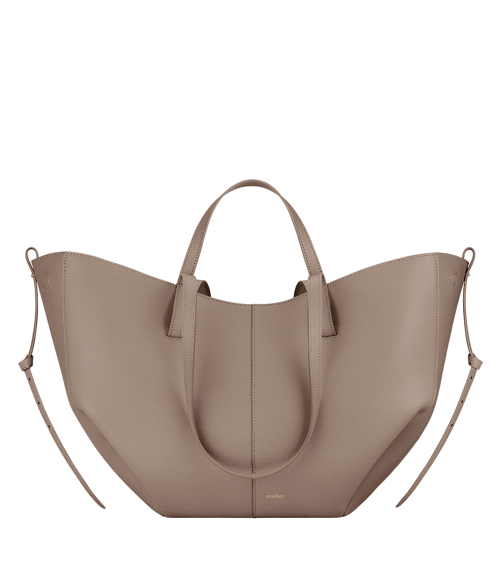 Polene Cyme Shoulder Bag (Beige)