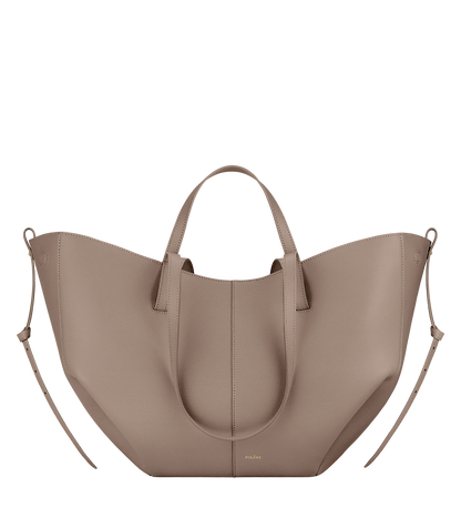 Polene Cyme Shoulder Bag (Beige)