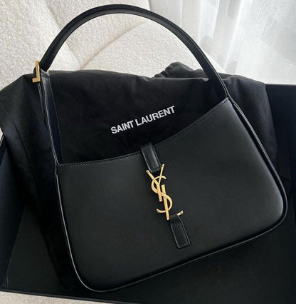 Saint Laurent Hobo Shoulder Bag (Black)