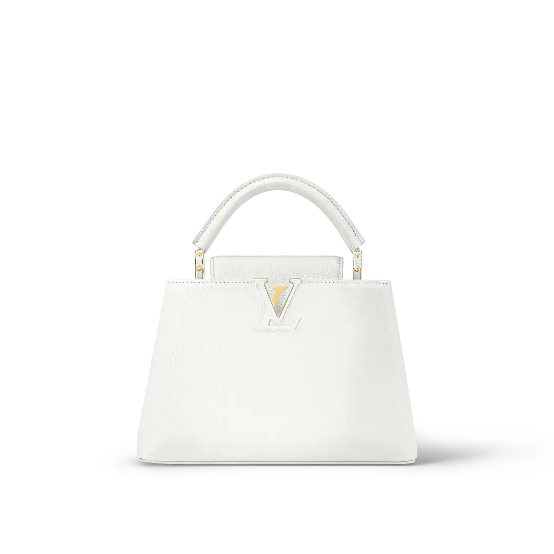 Louis Vuitton Capucines BB Hand Bag (White)