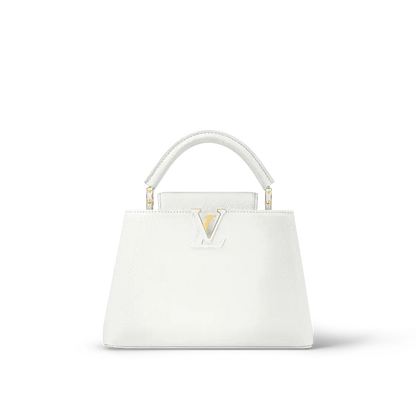 Louis Vuitton Capucines BB Hand Bag (White)