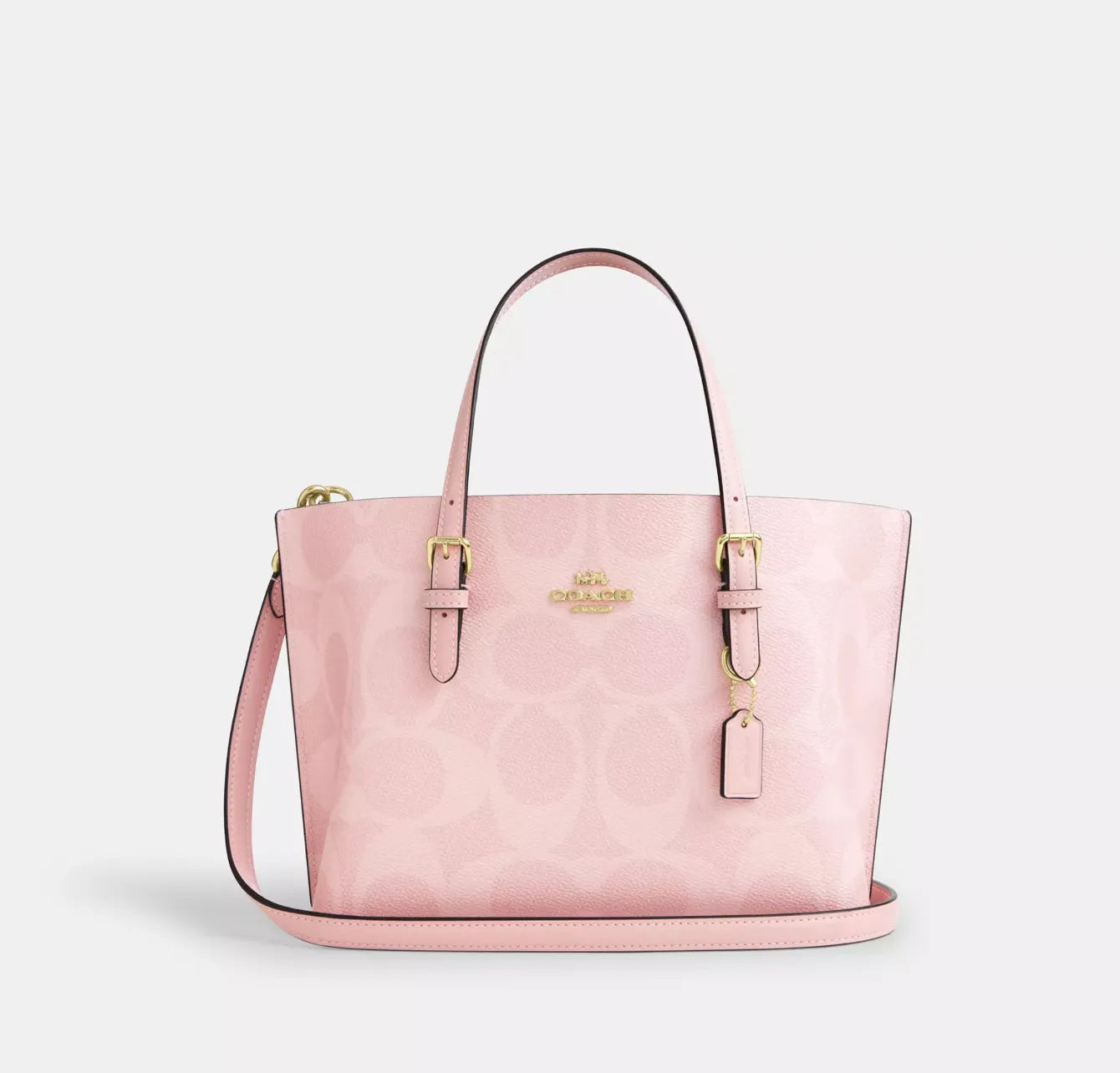Coach Mollie Tote Bag 25 Powder Pink