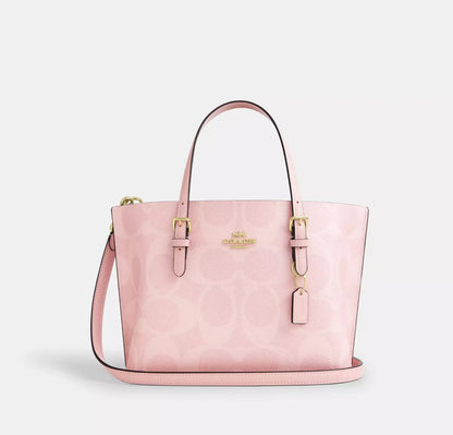 Coach Mollie Tote Bag 25 Powder Pink