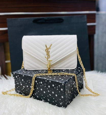 YSL Monogram Matelassé Chain Crossbody Bag