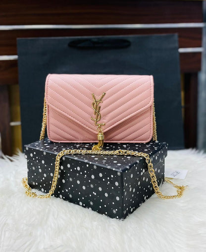 YSL Monogram Matelassé Chain Crossbody Bag