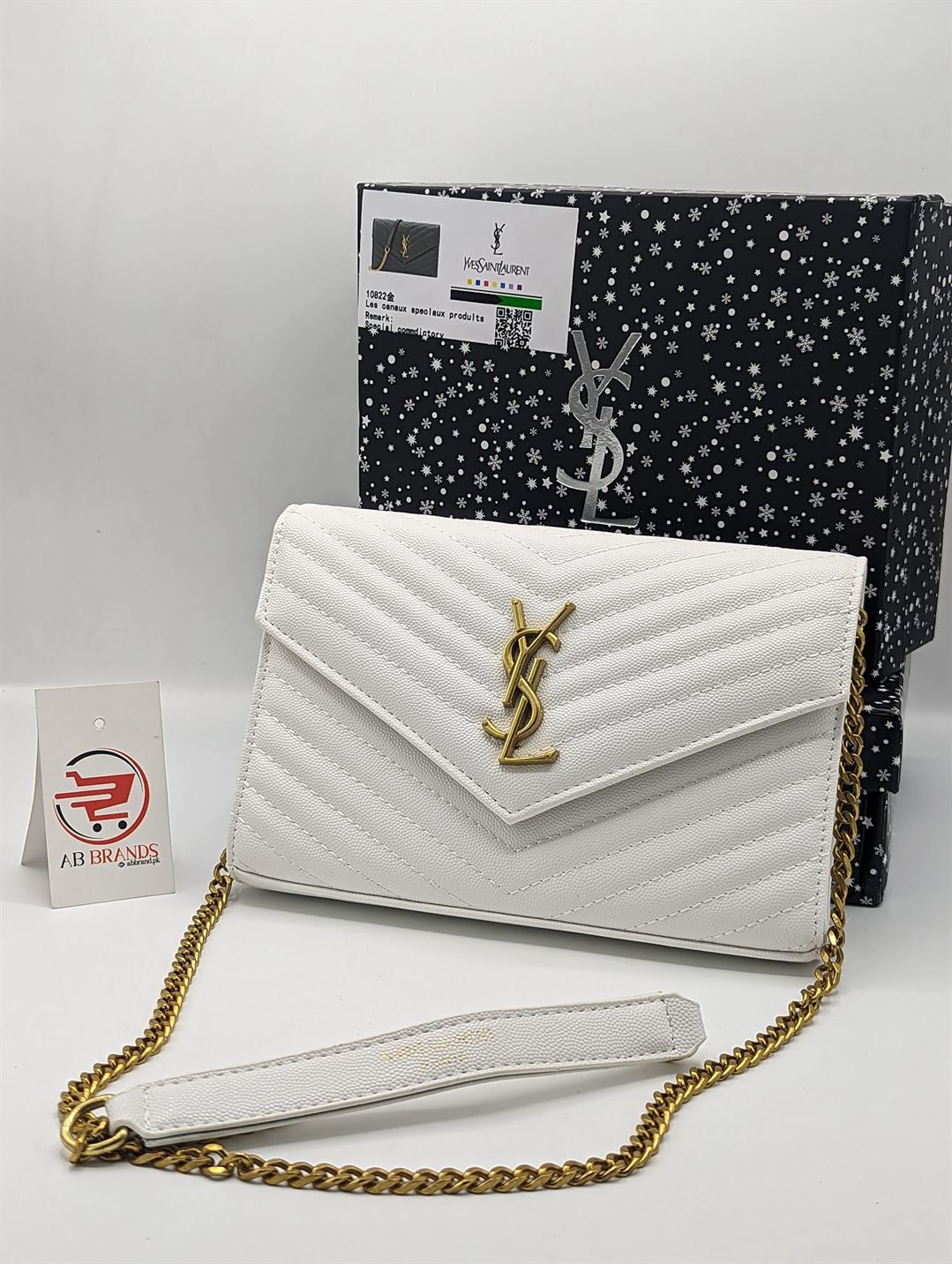 YSL Monogram Matelassé Chain Crossbody Bag