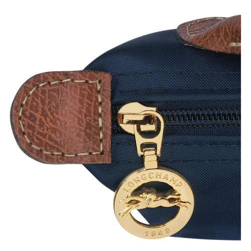 Longchamp Le Pliage Pouch with Handle (Navy Blue)
